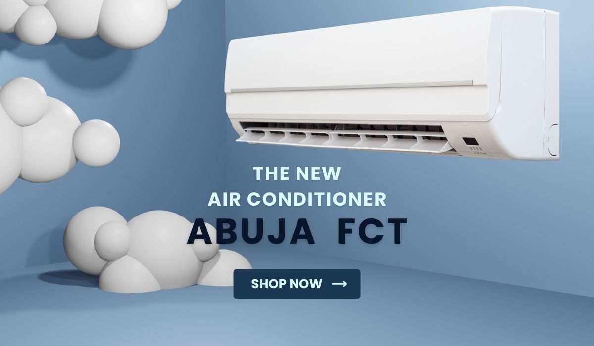 Blue Air Conditioner Modern Promotion Facebook Post (1200 x 700 px)